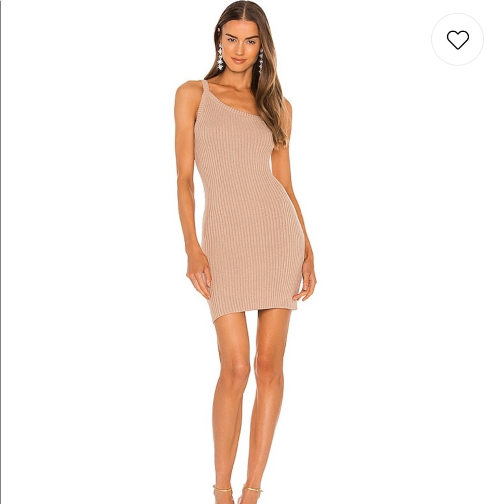 Michael Costello x REVOLVE Amari Dress in Dual Tan